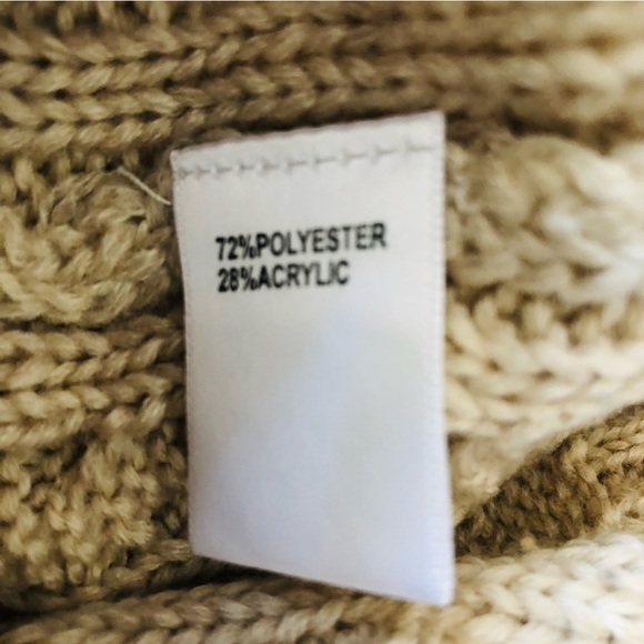 Amaryllis Fringe Cable Knit Sweater in Beige - Picture 7 of 10